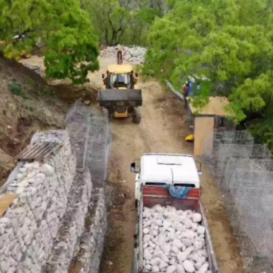 Muro de Contención para Estación Retorno del Teleférico Ala Delta - Cerro Ala Delta